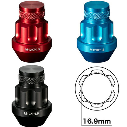 DIGICAM 鍛造アルミレーシングロックナット 汎用品 ALN3512BK-LL4/ALN3512RE-LL4/ALN3512LB-LL4/ALN3515BK-LL4/ALN3515RE-LL4/ALN3515LB-LL4