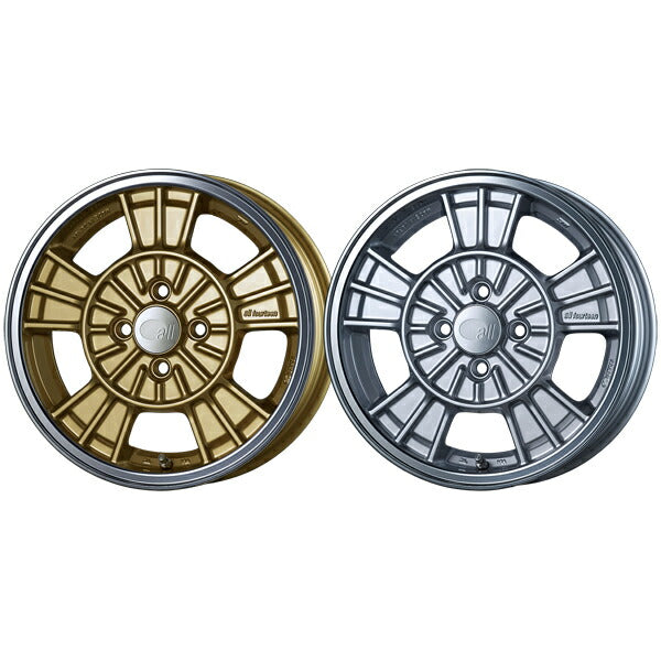 ENKEI all/all fourteen 【16×6.5J 4-100 INSET38】 スズキ イグニスハイブリッド DAA-FF21S 2016/02 NC