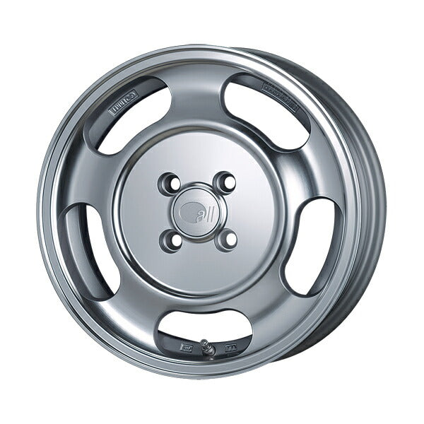ENKEI all/all seventeen 【15×5.5J 4-100 INSET45】 スズキ ワゴンRハイブリッド DAA-MH55S 2017/02 FMC