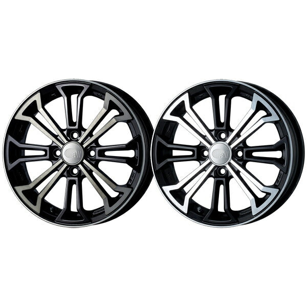 ENKEI all/all eight 4S 【15×5J 4-100 INSET45】 スバル シフォン 6BA-LA650F 2019/07 FMC