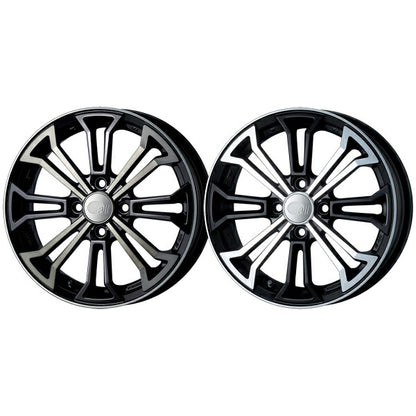 ENKEI all/all eight 4S 【15×5J 4-100 INSET45】 スバル シフォン 6BA-LA650F 2019/07 FMC