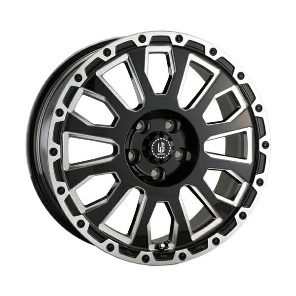 LA STRADA(阿部商会) AVENTURA 【15×4.5J 4-100 INSET45】 マツダ キャロル HB36S 2015/01〜2021/11 LA545C45GBM