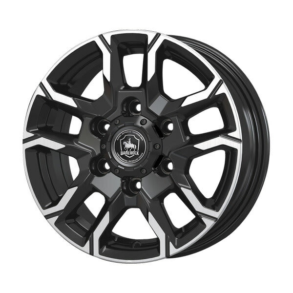 KOSEI BAREROCK/BISON 【15×6.0J 6-139.7 INSET35】 トヨタ ハイエースバン/ハイエースワゴン/ハイエースコミューター ##H200系 2004/08〜 BBS500P