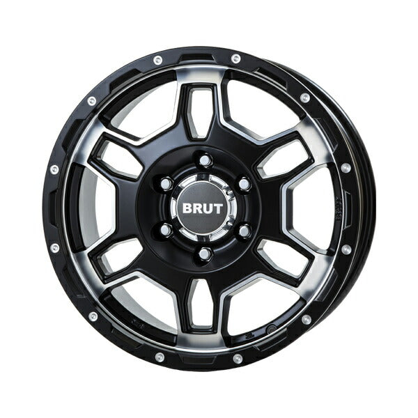 BRUT BR-66 【17×7.5J 6-139 INSET20】 トヨタ ハイラックス 125系 2017/09〜