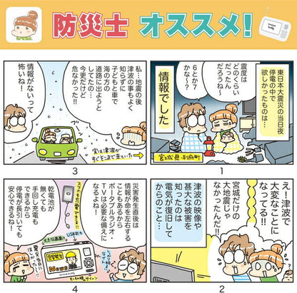 innowa buddy ポータブルラジオ・TV(ホワイト) 汎用品 BD001