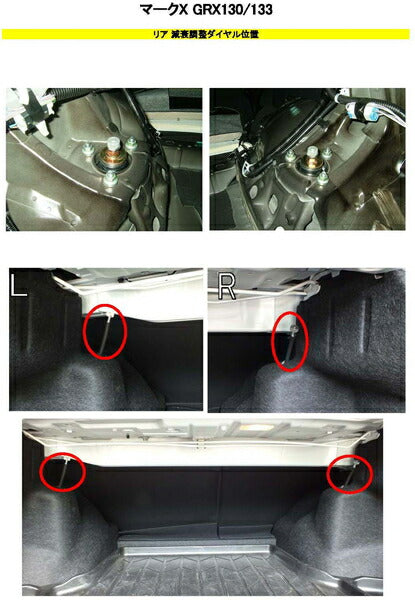 RS-R Super☆i Flexible Adjuster トヨタ マークX GRX130 2009/10〜2012/07 FA224S