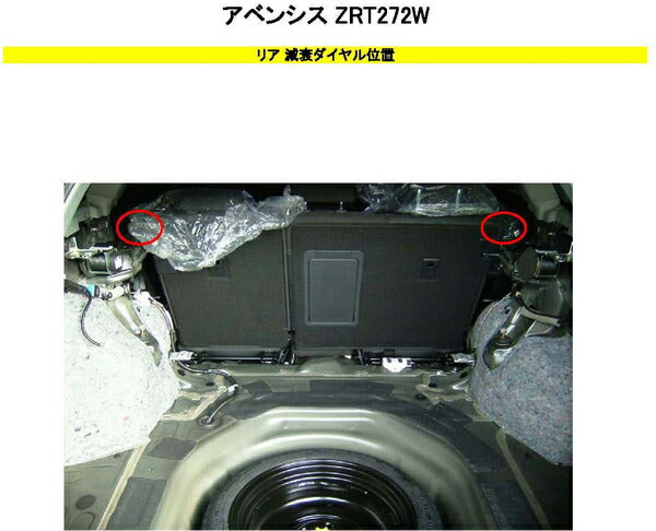 RS-R Best☆i Flexible Adjuster トヨタ アベンシスワゴン ZRT272W 2011/09〜 FA124B