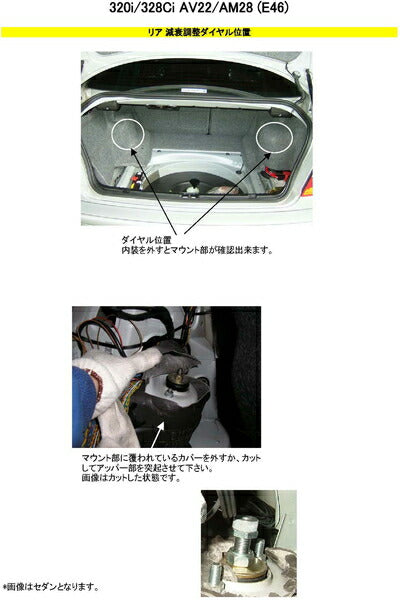 RS-R Best☆i Flexible Adjuster BMW 3シリーズ E46 AV22 1998/07〜2005/09 FA124B