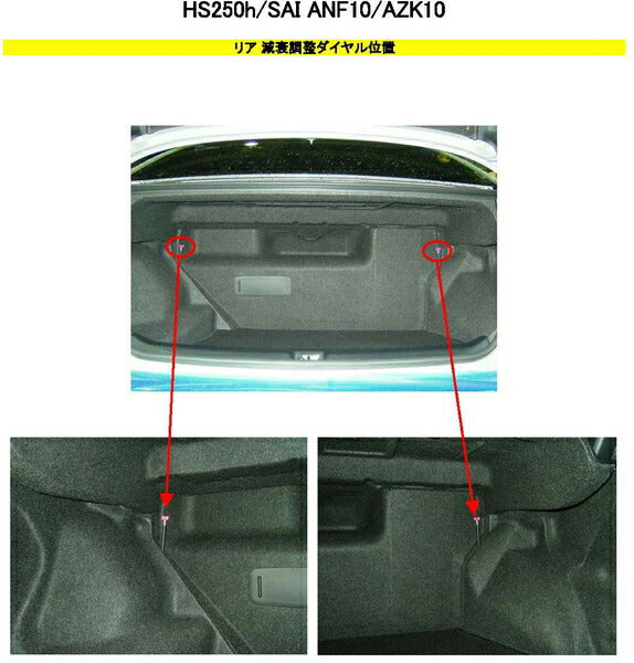 RS-R Best☆i Flexible Adjuster レクサス HS250h ANF10 2013/01〜 FA224B