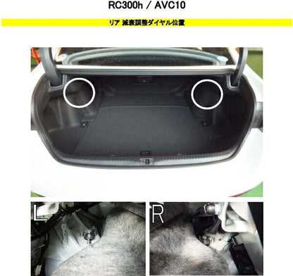 RS-R Black☆i Flexible Adjuster レクサス RC300h AVC10 2014/10〜 FA224B