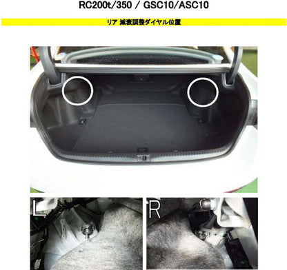 RS-R Super☆i Flexible Adjuster レクサス RC200t ASC10 2015/10〜 FA224S
