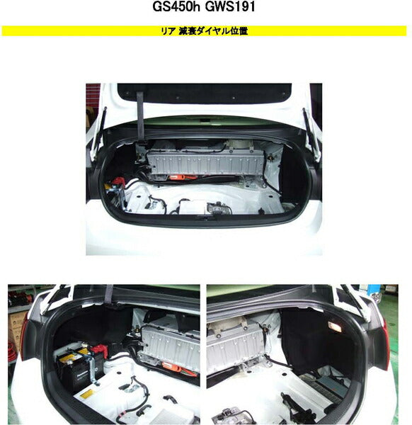 RS-R Super☆i Flexible Adjuster レクサス GS450h GWS191 2006/03〜2011/12 FA224S