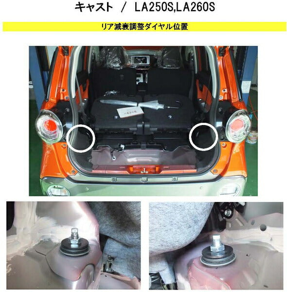 RS-R Best☆i C&K Flexible Adjuster ダイハツ キャスト LA260S 2015/09〜 FA124B