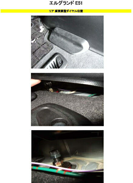 RS-R Super☆i Flexible Adjuster ニッサン エルグランド E51 2002/05〜2010/07 FA124S
