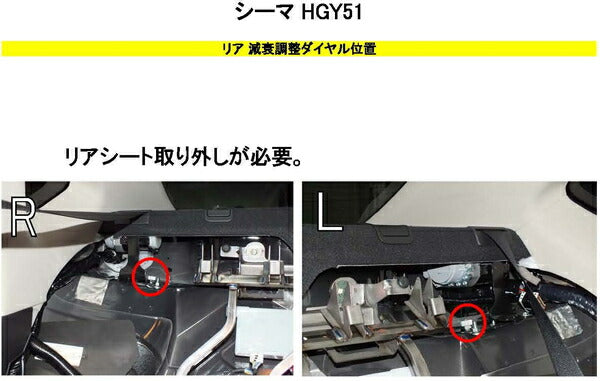 RS-R Super☆i Flexible Adjuster ニッサン シーマ HGY51 2012/05〜 FA224S