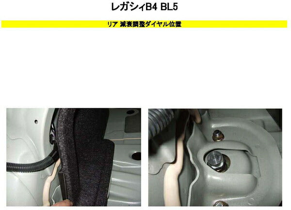 RS-R Best☆i Flexible Adjuster スバル レガシィB4 BL5 2003/06〜2009/04 FA124B