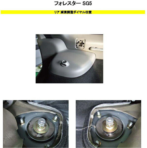 RS-R Best☆i Flexible Adjuster スバル フォレスター SG5 2002/02〜2007/11 FA124B