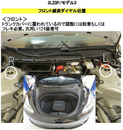 RS-R Best☆i Flexible Adjuster TESLA モデル3 3L23P 2019/09〜 FA124B