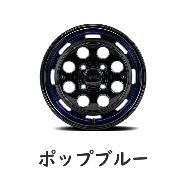 MID(マルカサービス) Garcia/CISCO POP 【14×4.5J 4-100 INSET45】 ホンダ ライフ JC系 2008/11〜2014/04