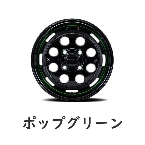 MID(マルカサービス) Garcia/CISCO POP 【15×4.5J 4-100 INSET45】 スズキ ソリオ/ソリオバンディット MA34S 2004/04〜2011/01