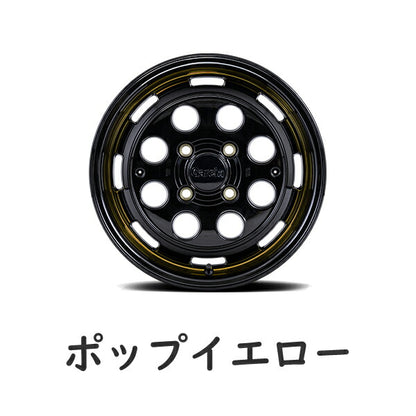 MID(マルカサービス) Garcia/CISCO POP 【14×4.5J 4-100 INSET45】 ダイハツ ムーヴ/ムーヴカスタム L150/L160 2002/10〜2006/09
