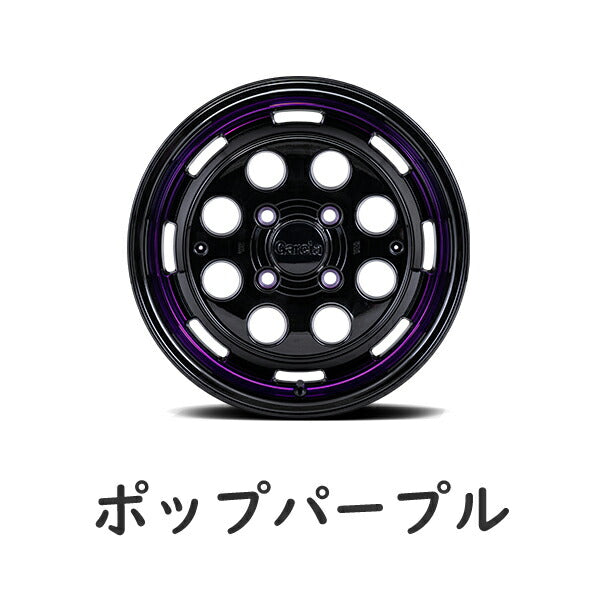 MID(マルカサービス) Garcia/CISCO POP 【14×4.5J 4-100 INSET45】 ダイハツ ムーヴ/ムーヴカスタム L150/L160 2002/10〜2006/09