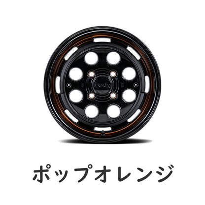 MID(マルカサービス) Garcia/CISCO POP 【15×4.5J 4-100 INSET45】 ダイハツ キャストアクティバ LA250S/LA260S 2015/09〜