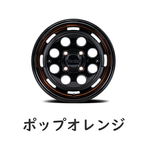 MID(マルカサービス) Garcia/CISCO POP 【14×4.5J 4-100 INSET45】 ダイハツ ムーヴ/ムーヴカスタム LA150S/LA160S 2014/12〜
