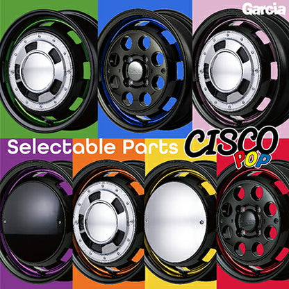 MID(マルカサービス) Garcia/CISCO POP 【14×4.5J 4-100 INSET45】 スバル R2 RC系 2003/12〜2010/03