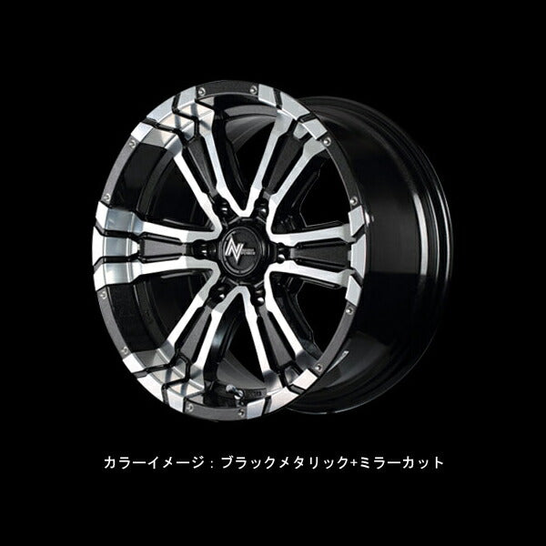 MID(マルカサービス) NITRO POWER/CROSS CLAW 【16×6.5J 6-139 INSET38】 トヨタ ハイエース/レジアスエース 200系 2004/08〜