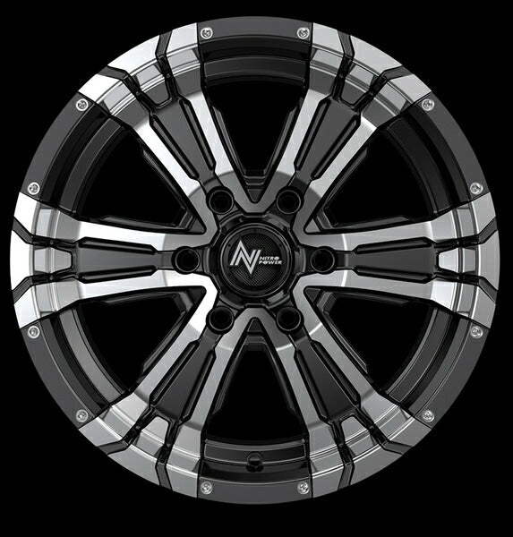 MID(マルカサービス) NITRO POWER/CROSS CLAW 【16×6.5J 6-139 INSET38】 トヨタ ハイエース/レジアスエース 200系 2004/08〜