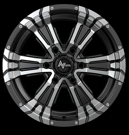 MID(マルカサービス) NITRO POWER/CROSS CLAW 【17×6.5J 6-139 INSET38】 トヨタ ハイエース/レジアスエース 200系 2004/08〜