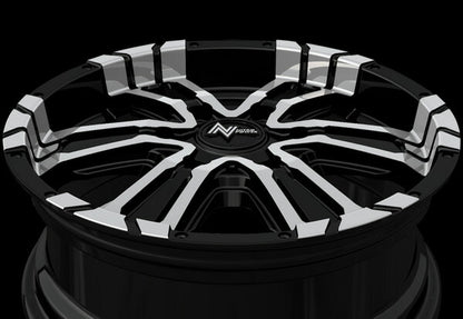 MID(マルカサービス) NITRO POWER/CROSS CLAW GRAFFITI EDITION 【17×6.5J 6-139 INSET48】 ニッサン NV350キャラバン 25系 1986/09〜