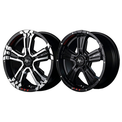 MID(マルカサービス) NITRO POWER/CROSS CLAW GRAFFITI EDITION 【17×7J 5-114 INSET40】 トヨタ アリスト 160系 1997/08〜2004/12
