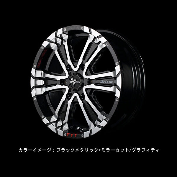 MID(マルカサービス) NITRO POWER/CROSS CLAW GRAFFITI EDITION 【17×7J 5-114 INSET40】 トヨタ マジェスタ 210系 2013/09〜2018/06