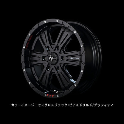 MID(マルカサービス) NITRO POWER/CROSS CLAW GRAFFITI EDITION 【17×7J 5-114 INSET40】 トヨタ アリスト 160系 1997/08〜2004/12