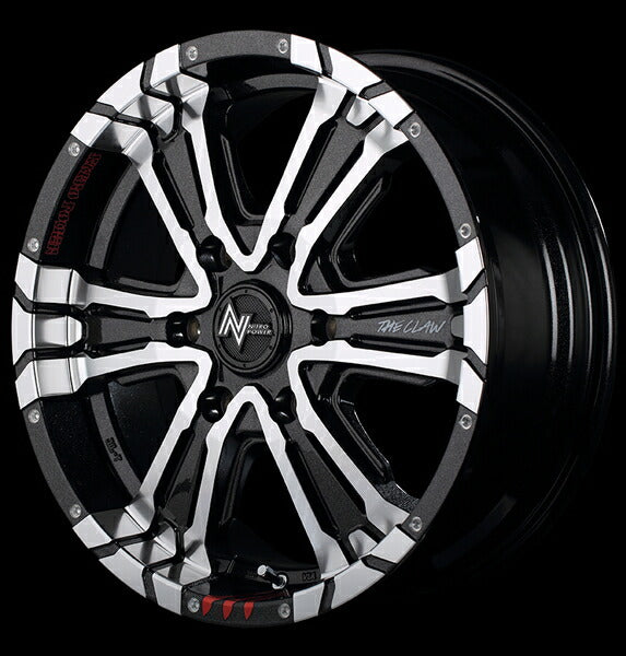 MID(マルカサービス) NITRO POWER/CROSS CLAW GRAFFITI EDITION 【17×6.5J 6-139 INSET48】
