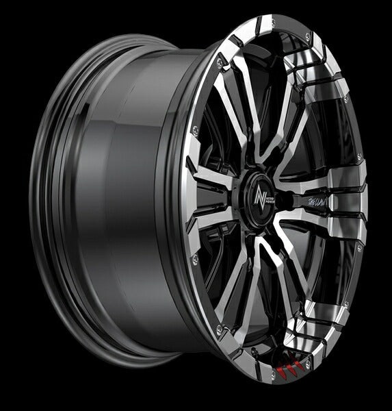 MID(マルカサービス) NITRO POWER/CROSS CLAW GRAFFITI EDITION 【17×7J 5-114 INSET40】 トヨタ マジェスタ 210系 2013/09〜2018/06