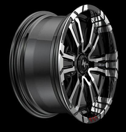 MID(マルカサービス) NITRO POWER/CROSS CLAW GRAFFITI EDITION 【17×7J 5-114 INSET40】 トヨタ マジェスタ 210系 2013/09〜2018/06