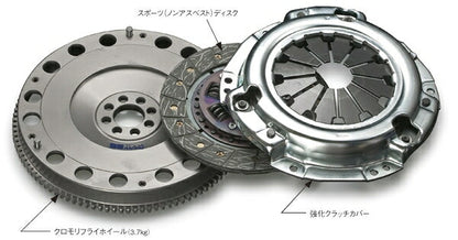 TODA RACING 超軽量クロモリフライホイール&クラッチKIT(スポーツディスク) トヨタ カローラレビン/スプリンタートレノ AE86/AE92 AE86:〜1987/04AE92:〜1989/04 26000-4AG-01N