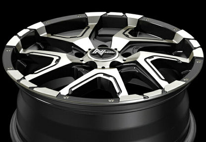 MID(マルカサービス) NITRO POWER/DERINGER 【17×7J 5-114 INSET42 セミグロスブラック】