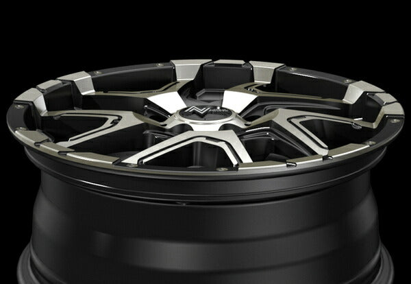 MID(マルカサービス) NITRO POWER/DERINGER 【17×7J 5-114 INSET42 セミグロスブラック】