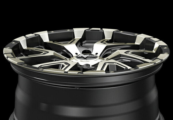 MID(マルカサービス) NITRO POWER/DERINGER 【17×8J 6-139 INSET20】 トヨタ ランドクルーザープラド 120系 2002/10〜