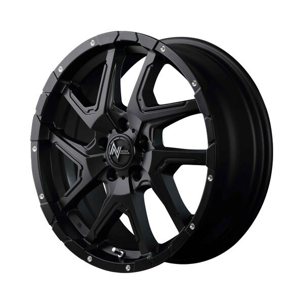 MID(マルカサービス) NITRO POWER/DERINGER 【17×7J 5-114 INSET42 セミグロスブラック】