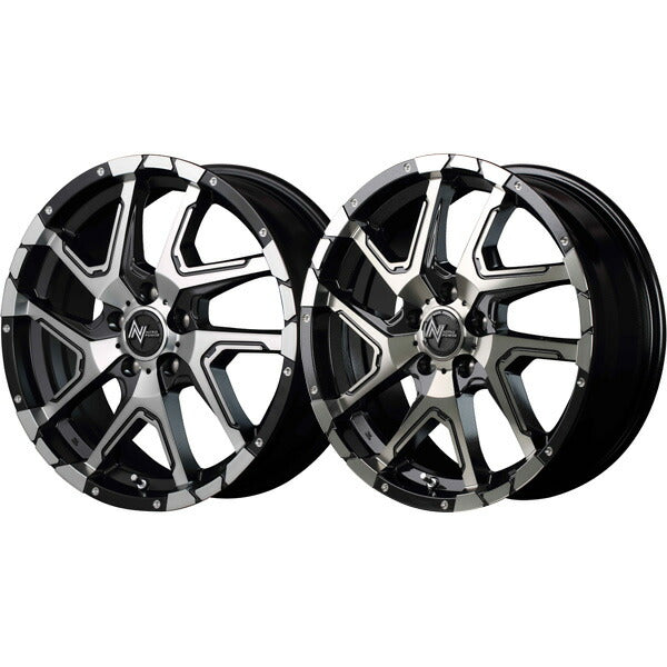 MID(マルカサービス) NITRO POWER/DERINGER 【16×7J 5-114 INSET40】 ミツビシ アウトランダー CW5W 2005/10〜2012/12