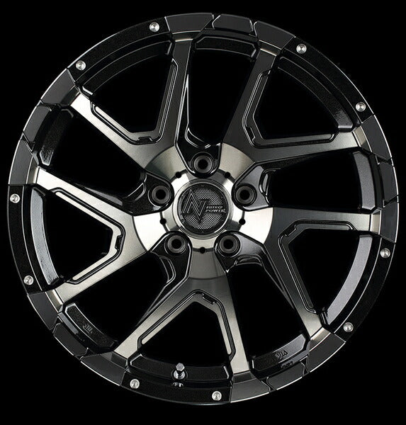 MID(マルカサービス) NITRO POWER/DERINGER 【17×7J 5-114 INSET42 セミグロスブラック】
