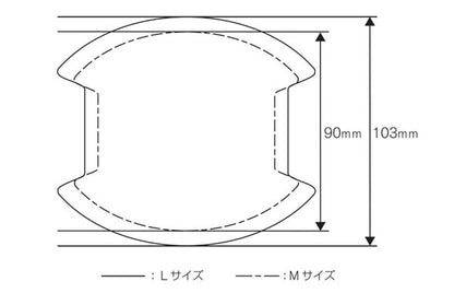 nismo ドアハンドルプロテクター ニッサン スカイライン V36/V37 8064A-RN020