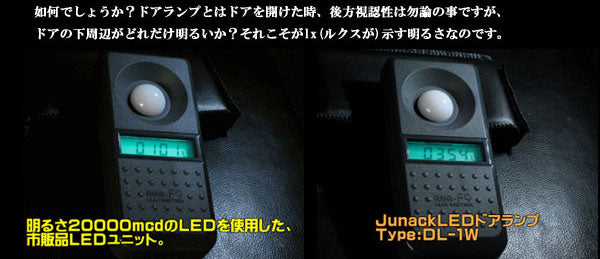 Junack LEDドアランプ トヨタ MARK-X ZIO ANA1# DOP1-B