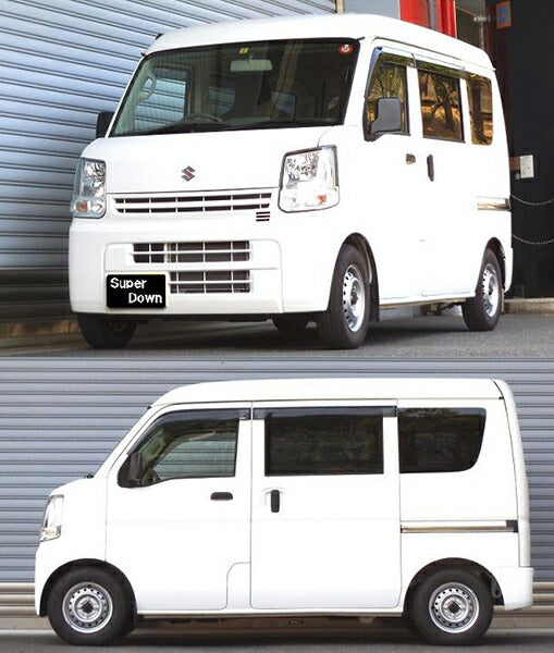 エブリイ DA17V ダウンサス フロント左右セット RSR RS-Rスーパー