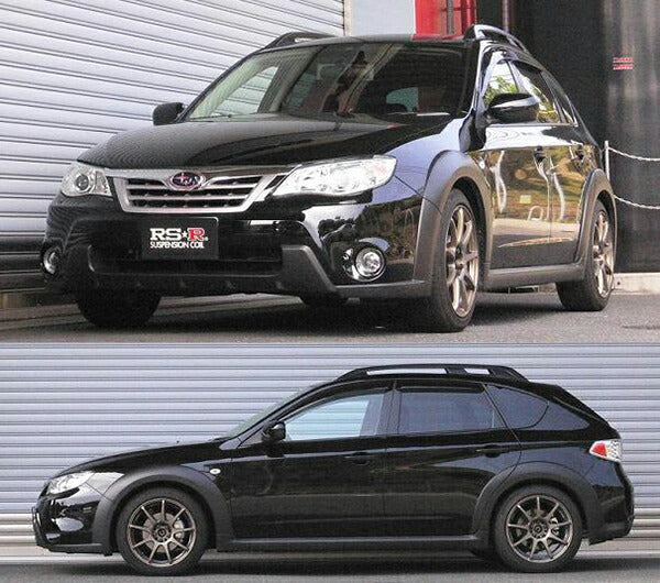 ZOOM ダウンフォース 前後セット スバル インプレッサ GDA EJ20 2000/8〜2007/6 4WD 2.0L 後期 ダウンサス スバル インプレッサスポーツ GP3 FB16 4WD 1.6L